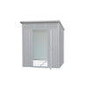 Duramax sheds Duramax 6ft x 5ft Palladium Premier Metal Shed - Light Gray