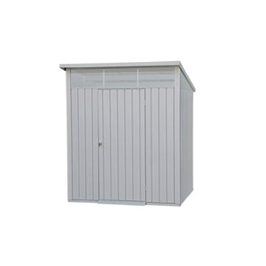 Duramax sheds Duramax 6ft x 5ft Palladium Premier Metal Shed - Light Gray