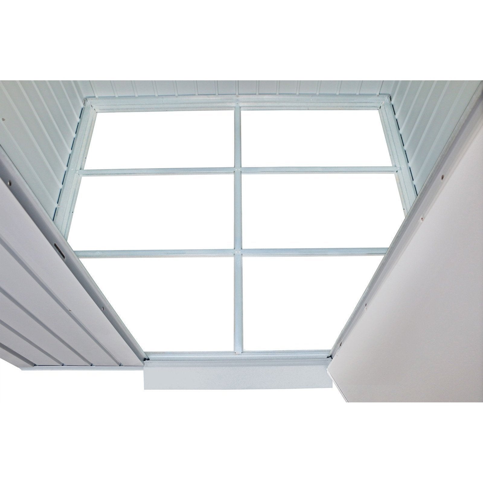 Duramax sheds Duramax 6ft x 5ft Palladium Premier Metal Shed - Light Gray