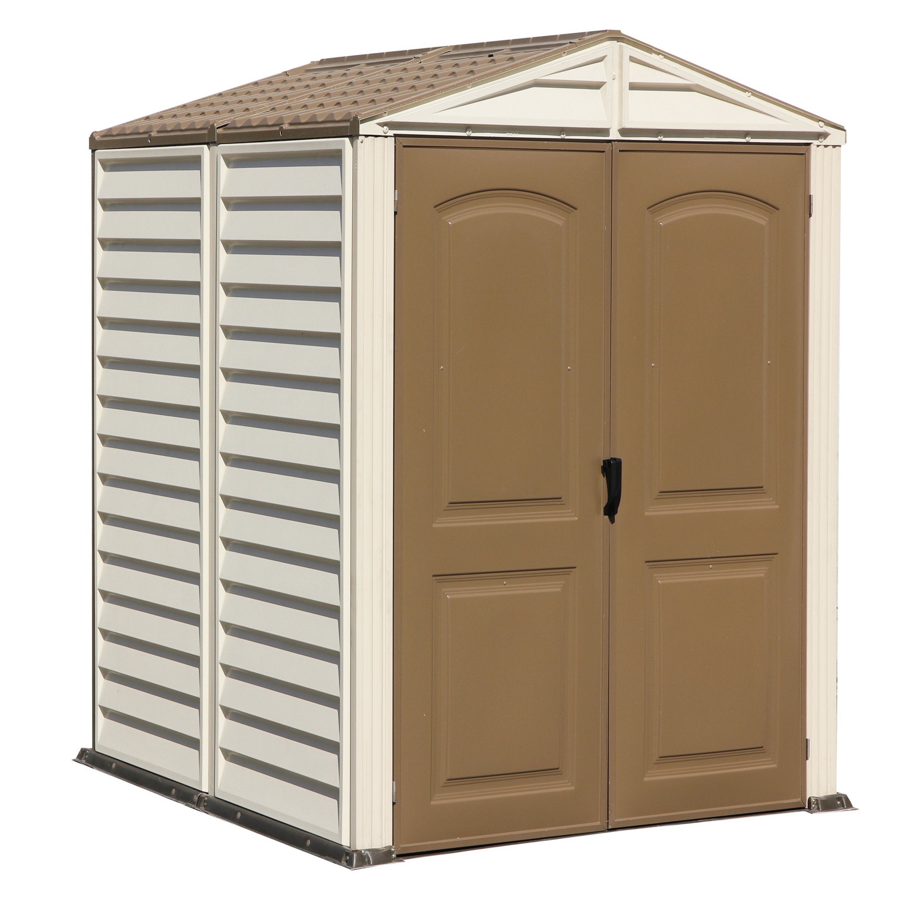 Duramax sheds DuraMax 6ft x6ft Storemate Vinyl Shed with Floor and window
