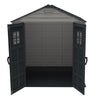 Duramax sheds DuraMax 7ft x 7ft StoreMax Plus Vinyl Shed with Molded Floor