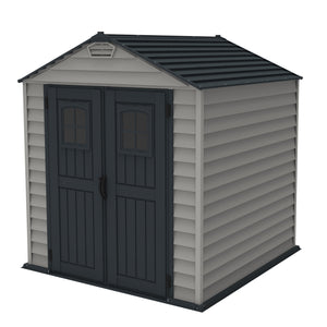 Duramax sheds DuraMax 7ft x 7ft StoreMax Plus Vinyl Shed with Molded Floor