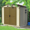 Duramax sheds DuraMax 8ft x 5.5ft Storeall Vinyl Shed with Foundation Kit and window