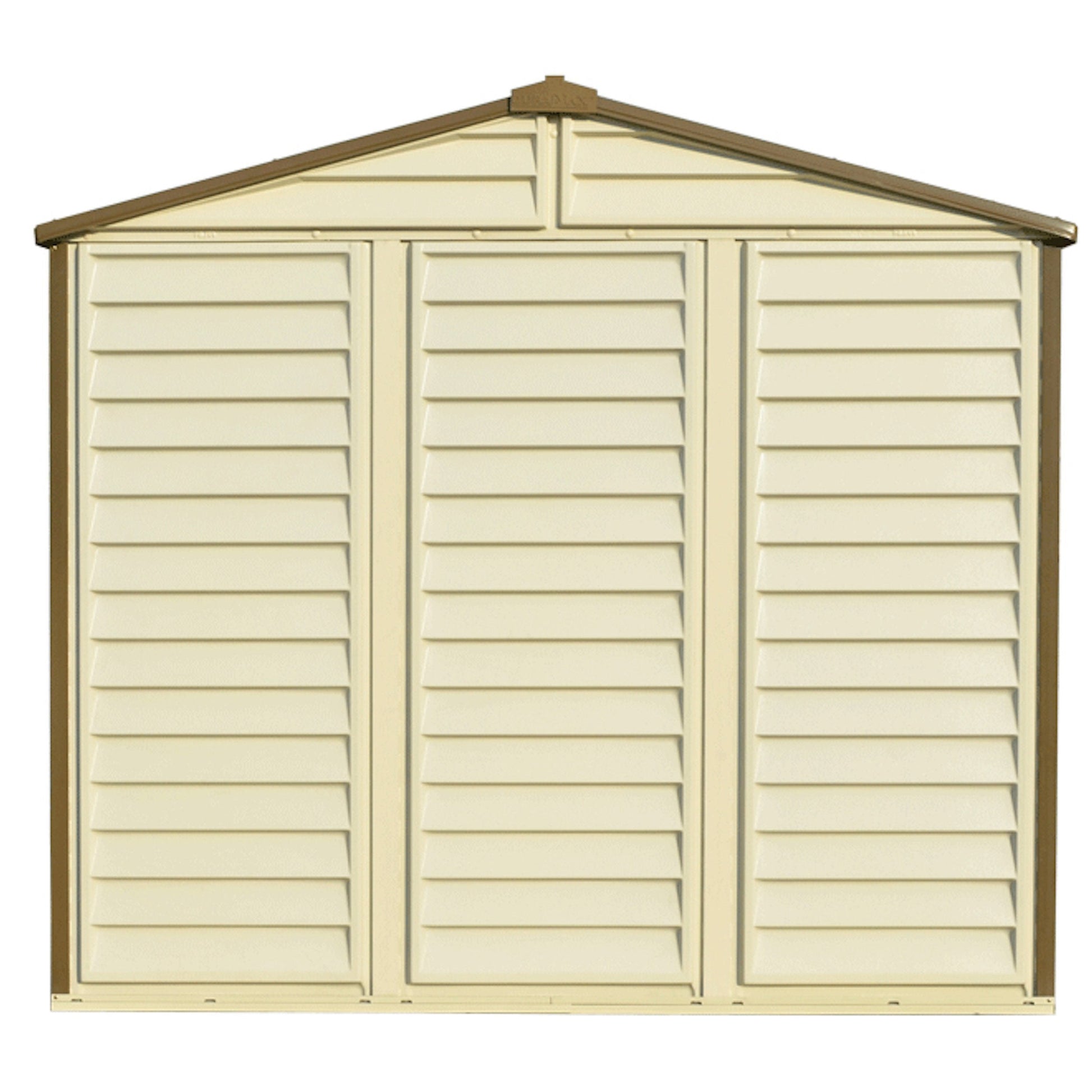 Duramax sheds DuraMax 8ft x 5.5ft Storeall Vinyl Shed with Foundation Kit and window