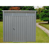 Duramax sheds Duramax 8ft x 6ft Palladium Premier Metal Shed Light Gray