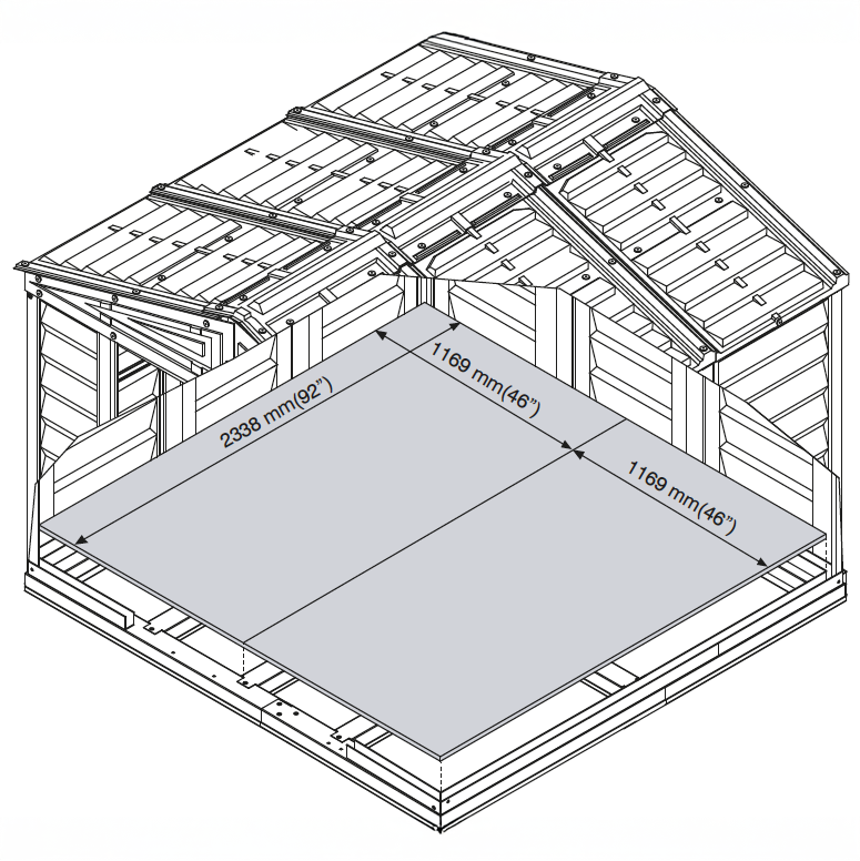 Duramax sheds Duramax 8ft x 8ft Duramate Vinyl Shed with Foundation Kit