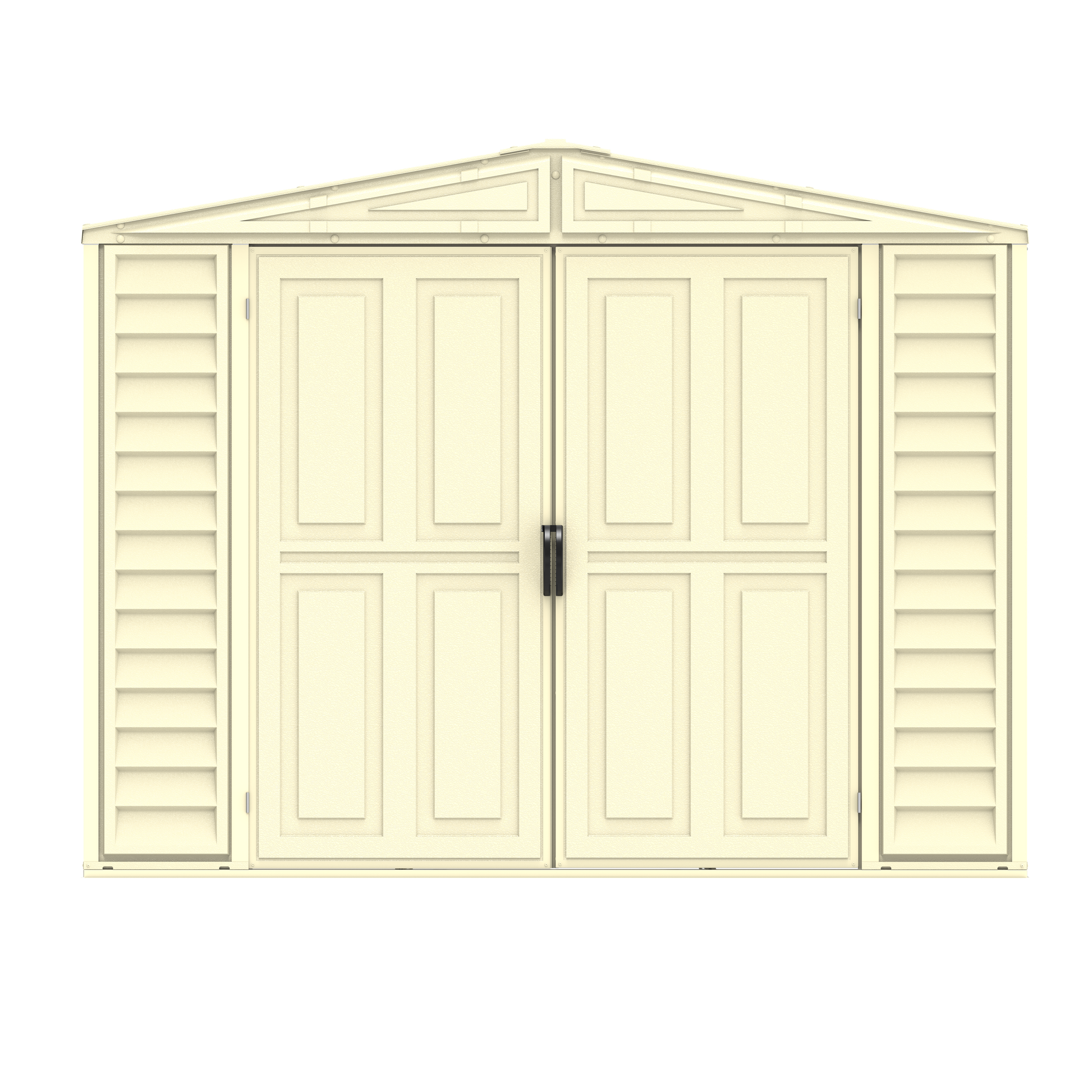 Duramax sheds Duramax 8ft x 8ft Duramate Vinyl Shed with Foundation Kit