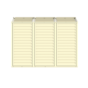 Duramax sheds Duramax 8ft x 8ft Duramate Vinyl Shed with Foundation Kit