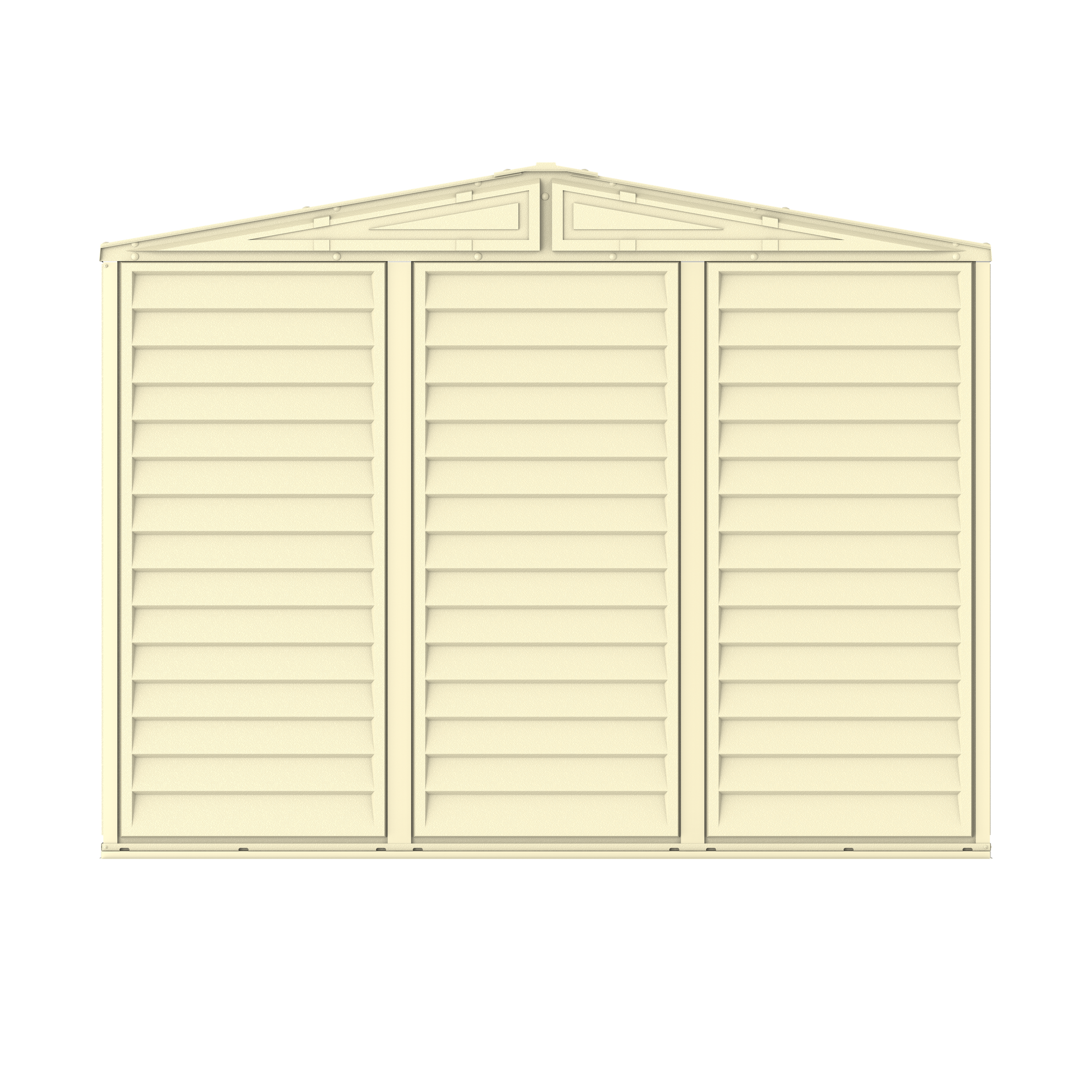 Duramax sheds Duramax 8ft x 8ft Duramate Vinyl Shed with Foundation Kit