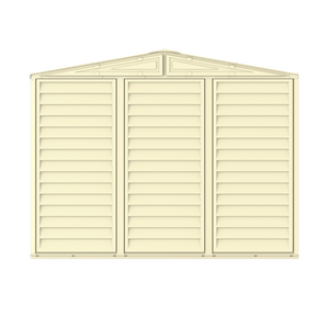 Duramax sheds Duramax 8ft x 8ft Duramate Vinyl Shed with Foundation Kit