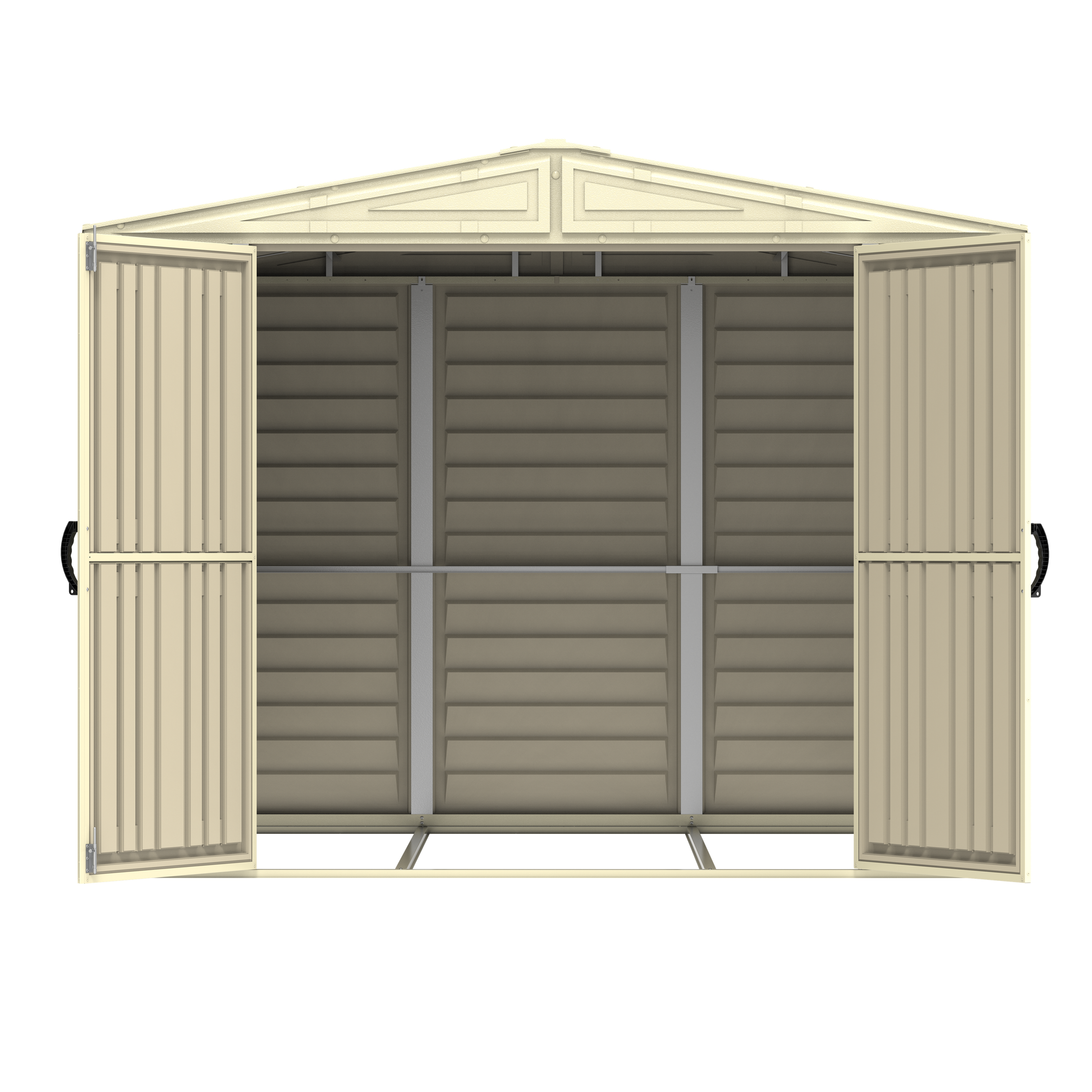 Duramax sheds Duramax 8ft x 8ft Duramate Vinyl Shed with Foundation Kit