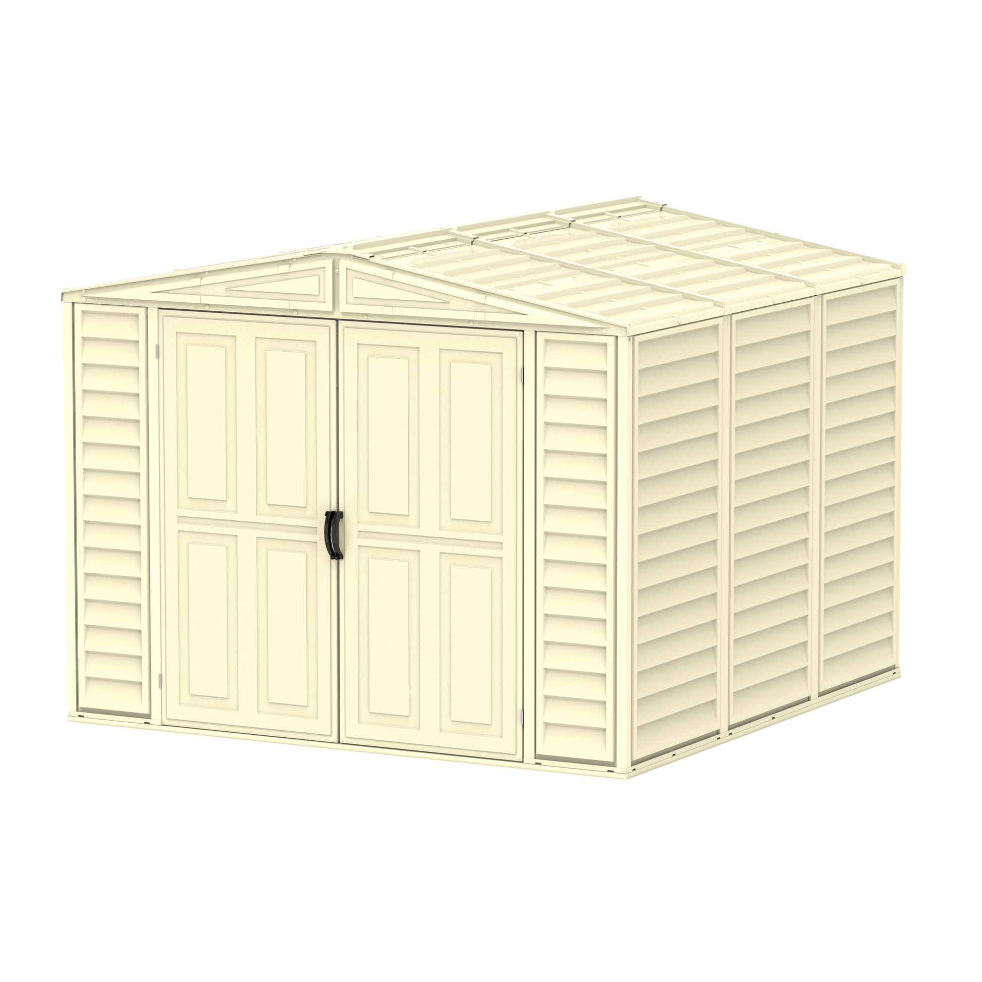 Duramax sheds Duramax 8ft x 8ft Duramate Vinyl Shed with Foundation Kit