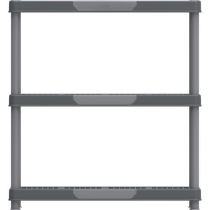 Duramax Shelving Racks Duramax Plastic Heavy Duty Multipurpose Freestanding 3 Tier Shelving Unit