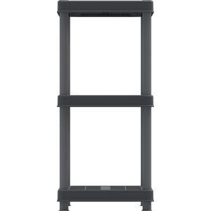 Duramax Shelving Racks Duramax Plastic Heavy Duty Multipurpose Freestanding 3 Tier Shelving Unit