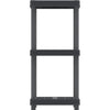 Duramax Shelving Racks Duramax Plastic Heavy Duty Multipurpose Freestanding 3 Tier Shelving Unit