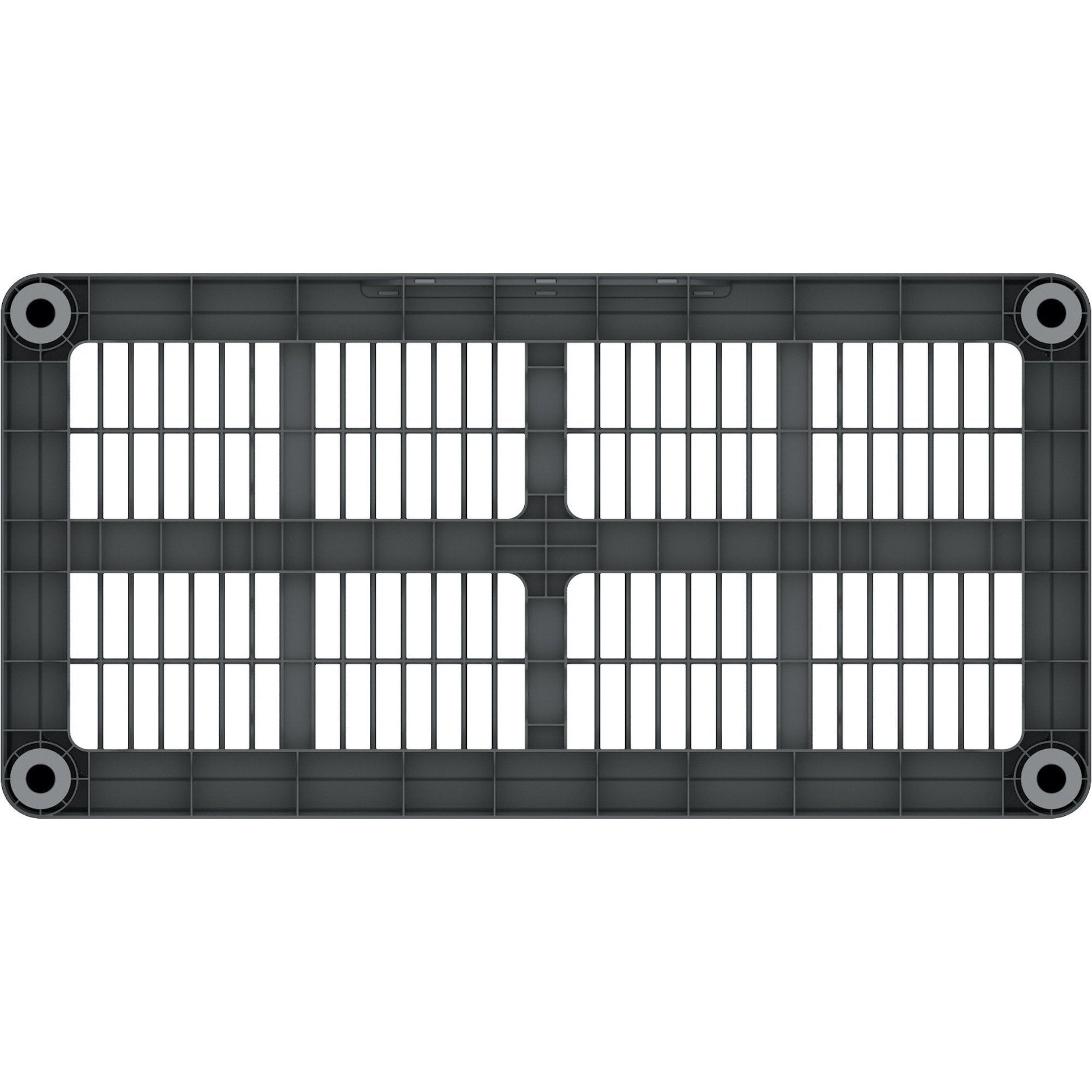 Duramax Shelving Racks Duramax Plastic Heavy Duty Multipurpose Freestanding 3 Tier Shelving Unit