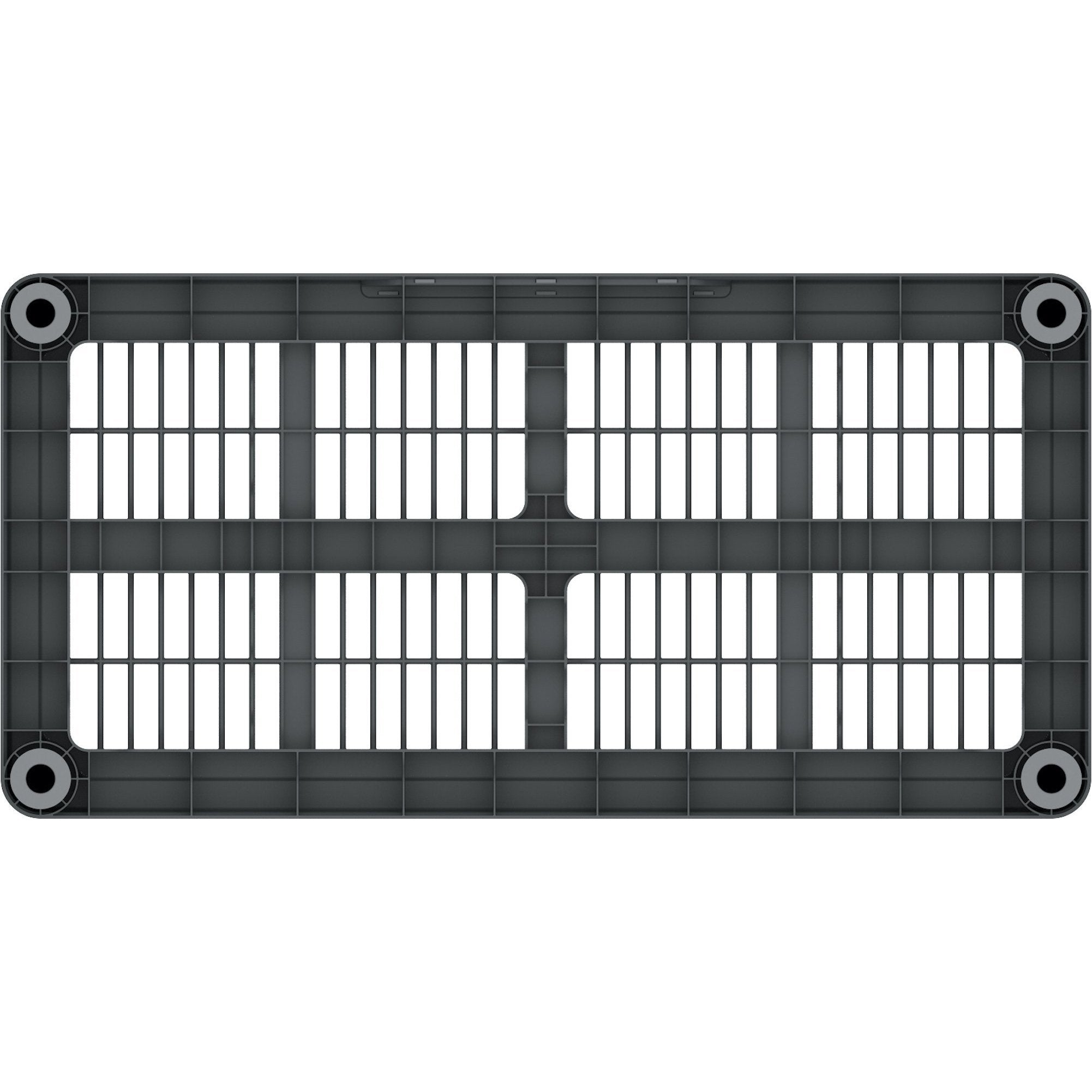 Duramax Shelving Racks Duramax Plastic Heavy Duty Multipurpose Freestanding 3 Tier Shelving Unit