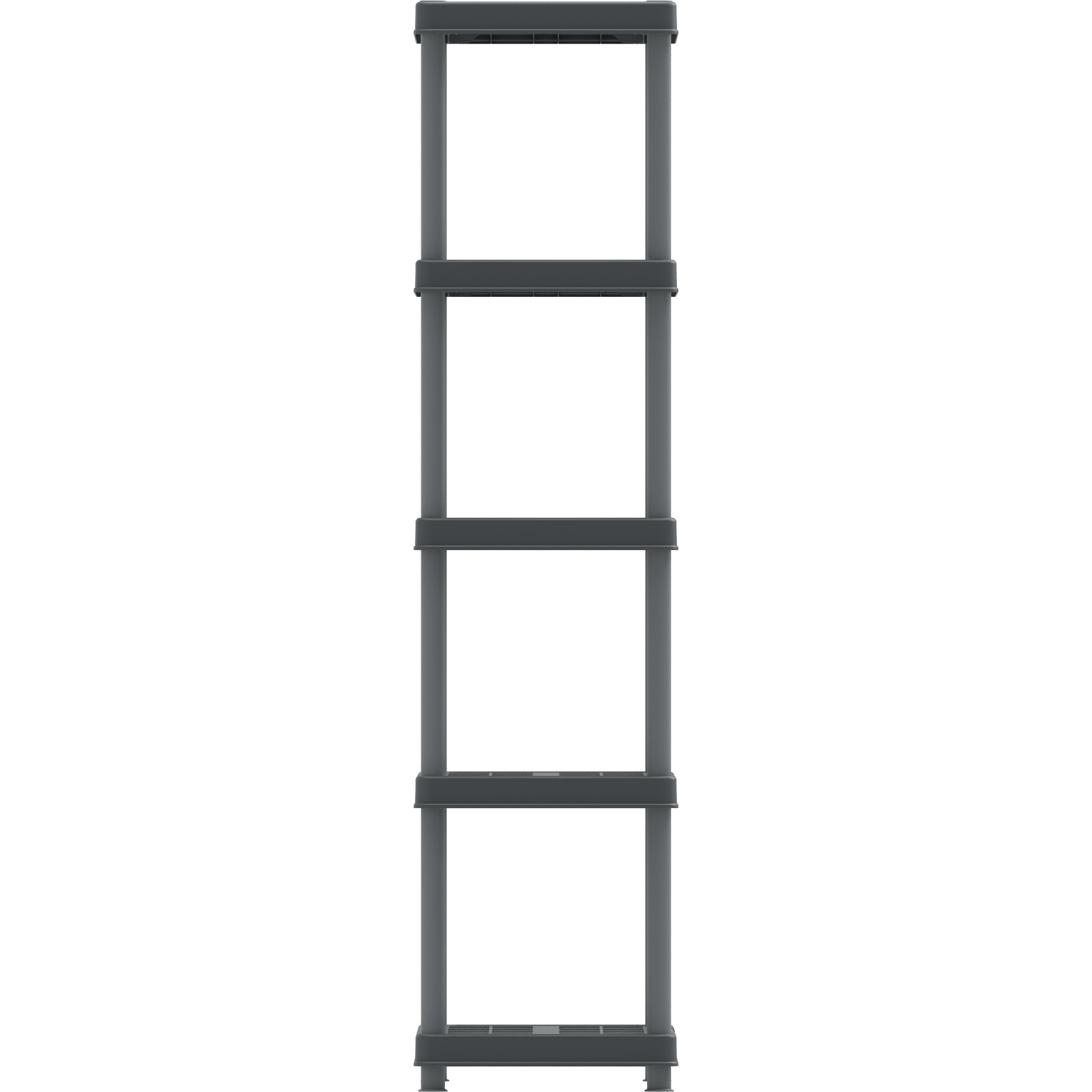 Duramax Shelving Racks Duramax Plastic Heavy Duty Multipurpose Freestanding Duramax 5 Tier Shelving Rack