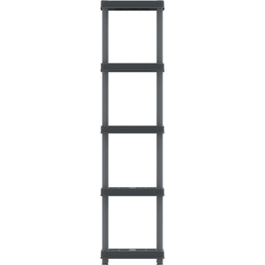 Duramax Shelving Racks Duramax Plastic Heavy Duty Multipurpose Freestanding Duramax 5 Tier Shelving Rack