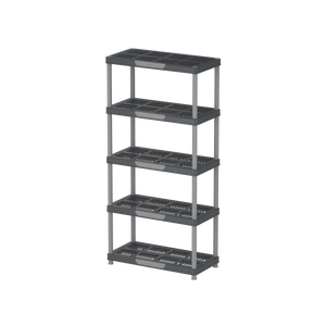 Duramax Shelving Racks Duramax Plastic Heavy Duty Multipurpose Freestanding Duramax 5 Tier Shelving Rack
