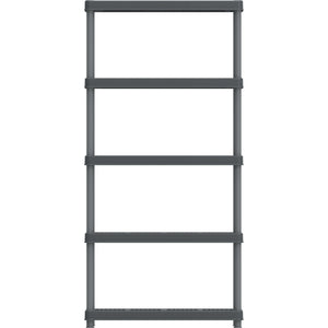 Duramax Shelving Racks Duramax Plastic Heavy Duty Multipurpose Freestanding Duramax 5 Tier Shelving Rack