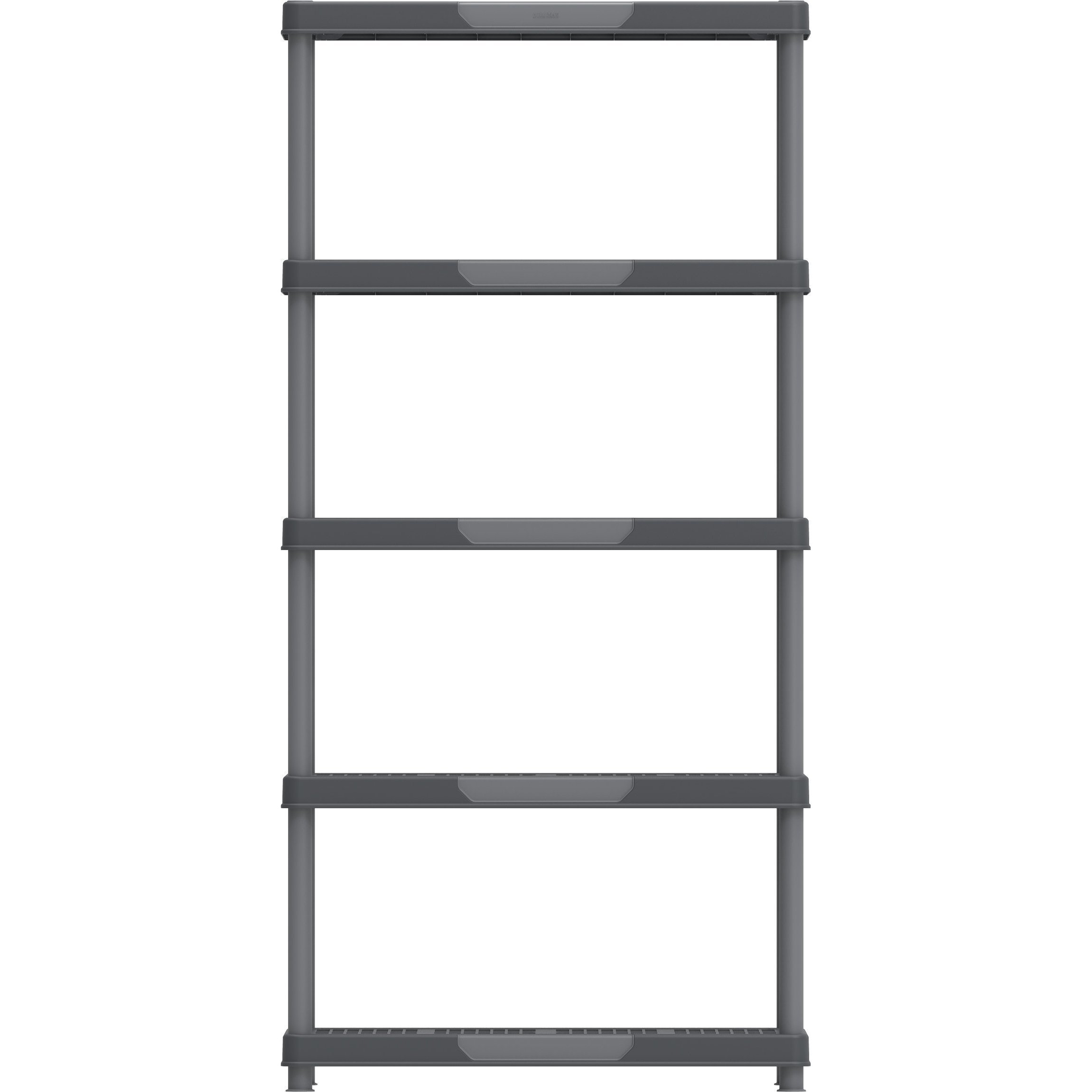 Duramax Shelving Racks Duramax Plastic Heavy Duty Multipurpose Freestanding Duramax 5 Tier Shelving Rack