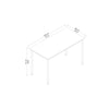 Duramax Tables DuraMax White Atlas Desk