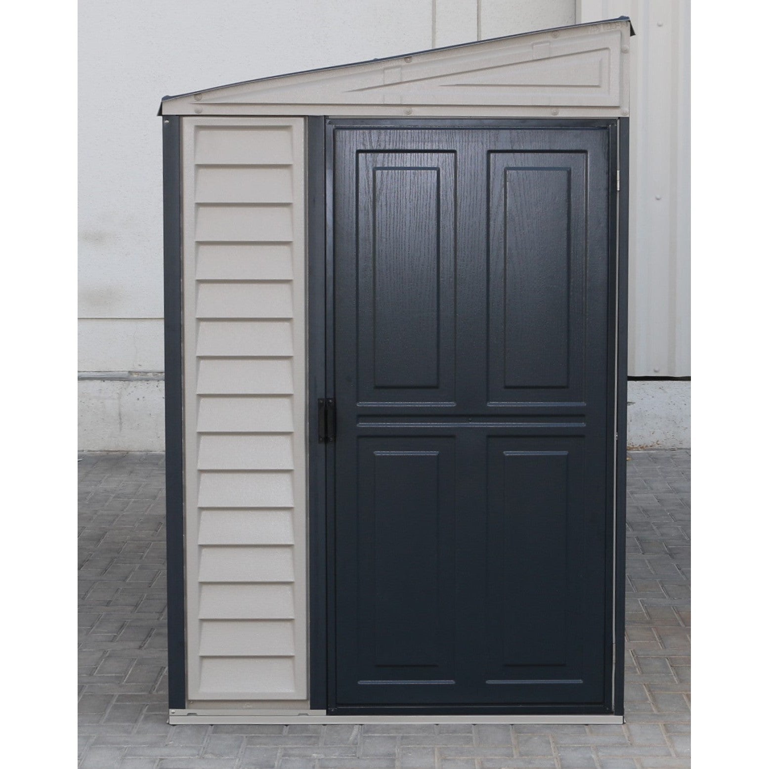 Duramax Vinyl Sheds 4ft x 10ft Sidemate Plus Vinyl Resin Outdoor Storage Shed With Foundation Kit