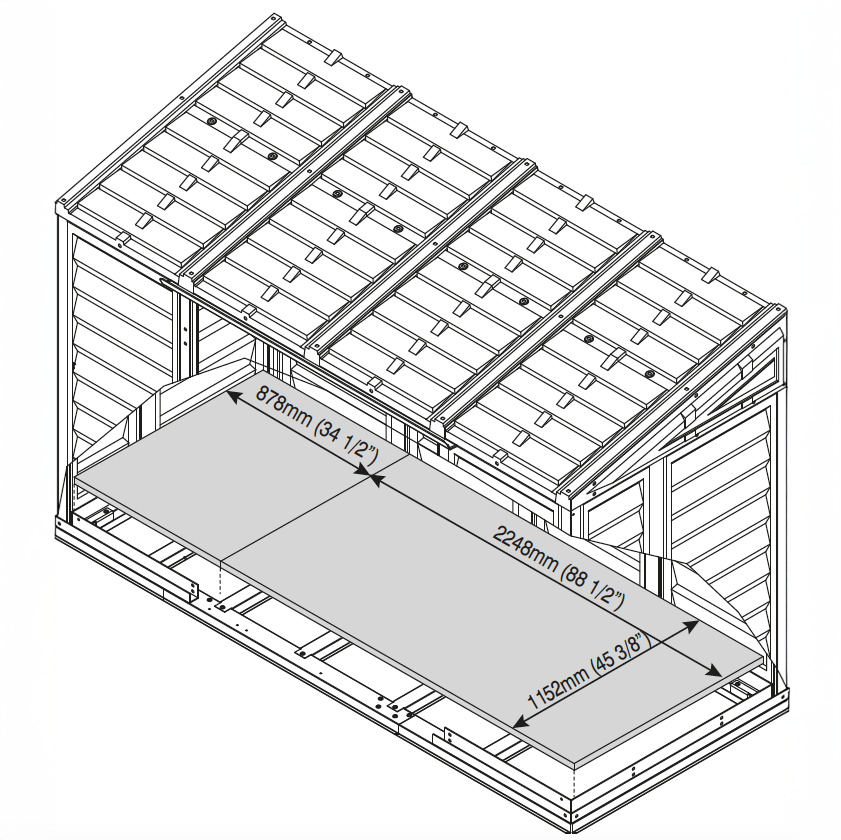 Duramax Vinyl Sheds DuraMax SideMate Plus Pro 10' x 4' Outdoor Storage Shed with Double Doors