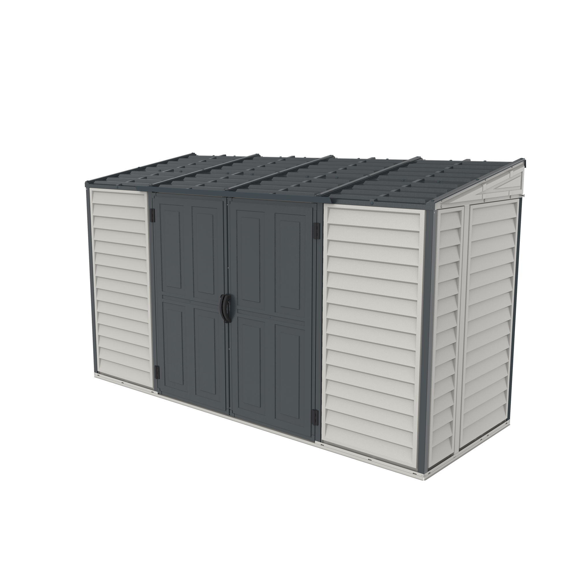 Duramax Vinyl Sheds DuraMax SideMate Plus Pro 10' x 4' Outdoor Storage Shed with Double Doors