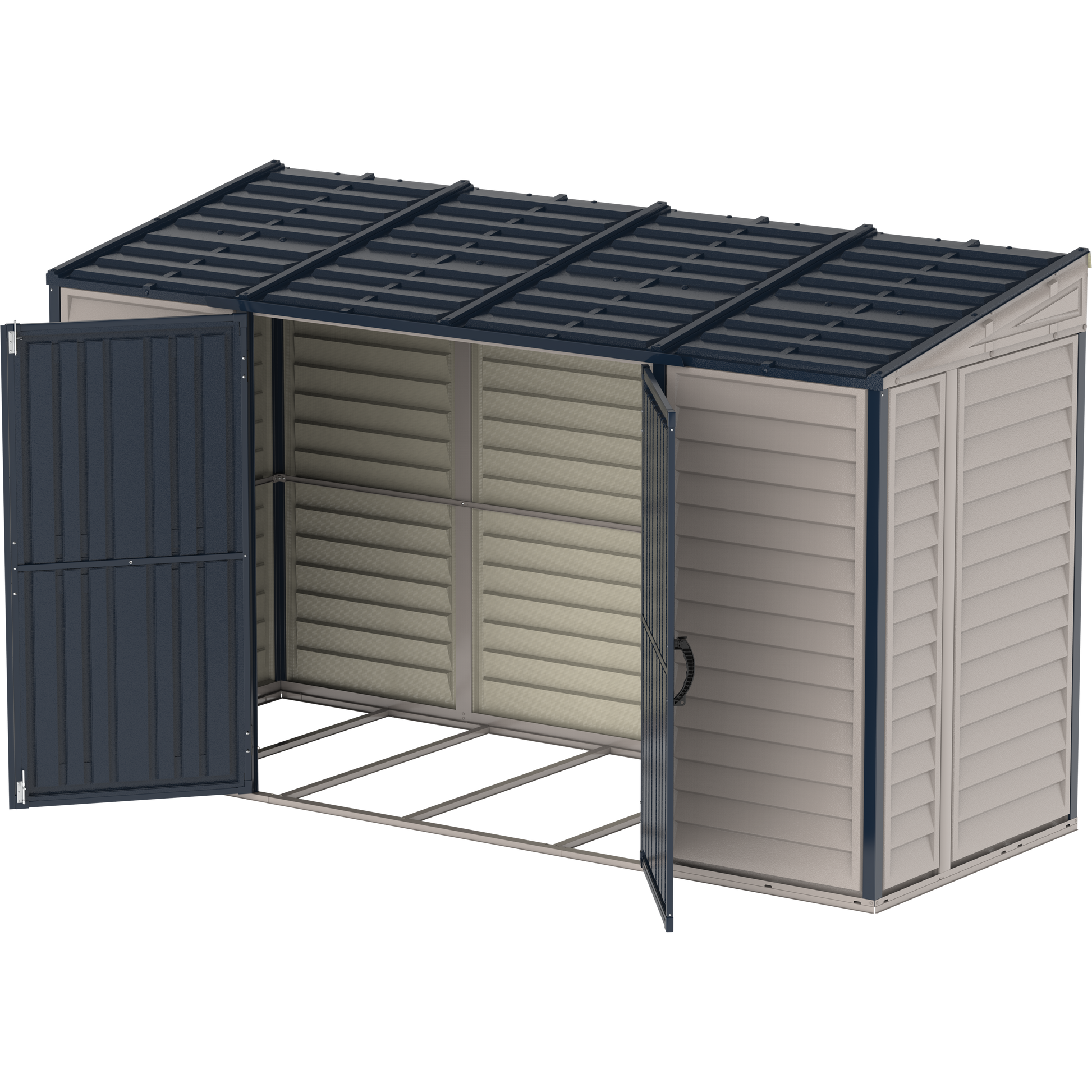 Duramax Vinyl Sheds DuraMax SideMate Plus Pro 10' x 4' Outdoor Storage Shed with Double Doors