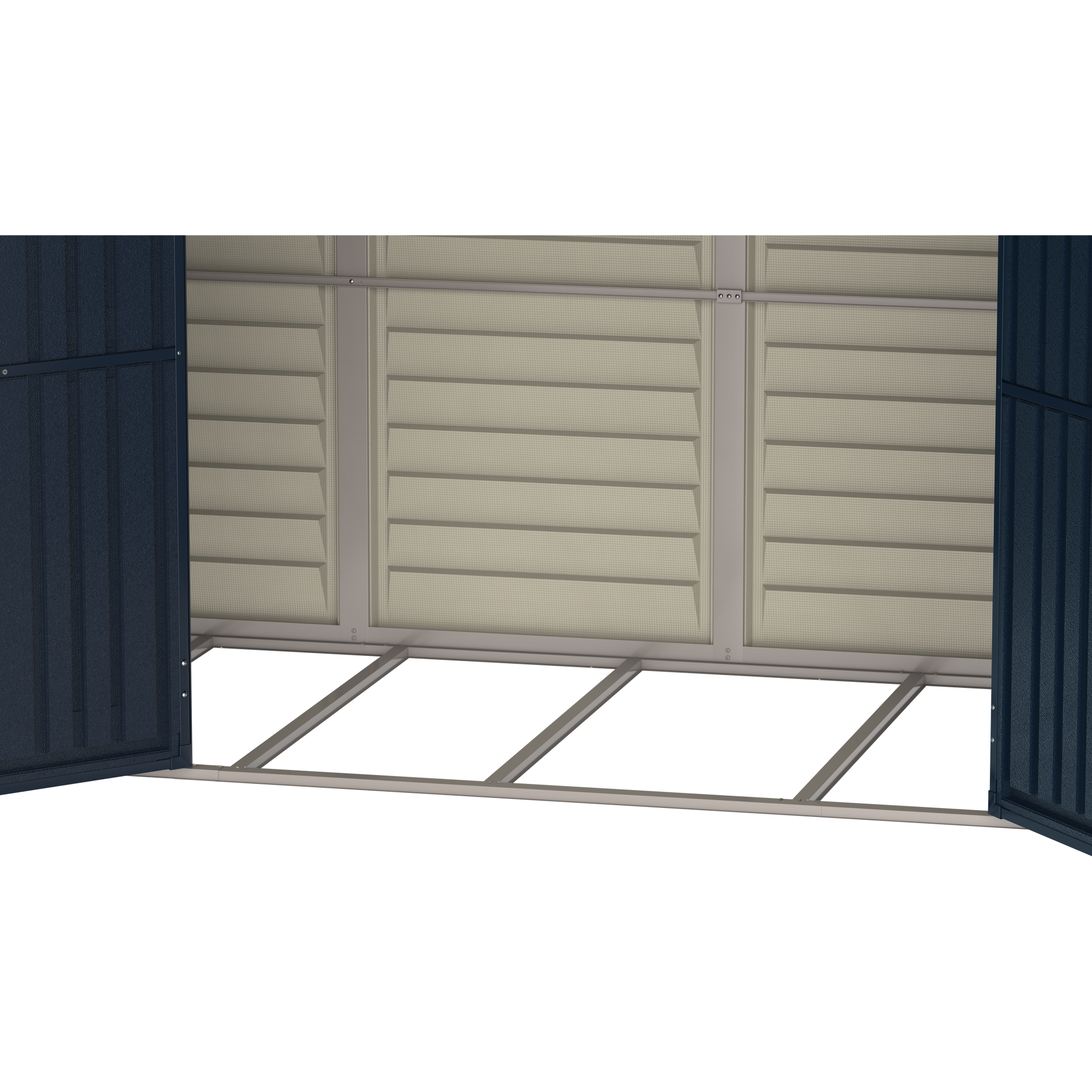 Duramax Vinyl Sheds DuraMax SideMate Plus Pro 10' x 4' Outdoor Storage Shed with Double Doors
