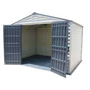 Duramax Vinyl Sheds DuraMax StoreMax Plus 10.5x8 Ft with Molded Floor