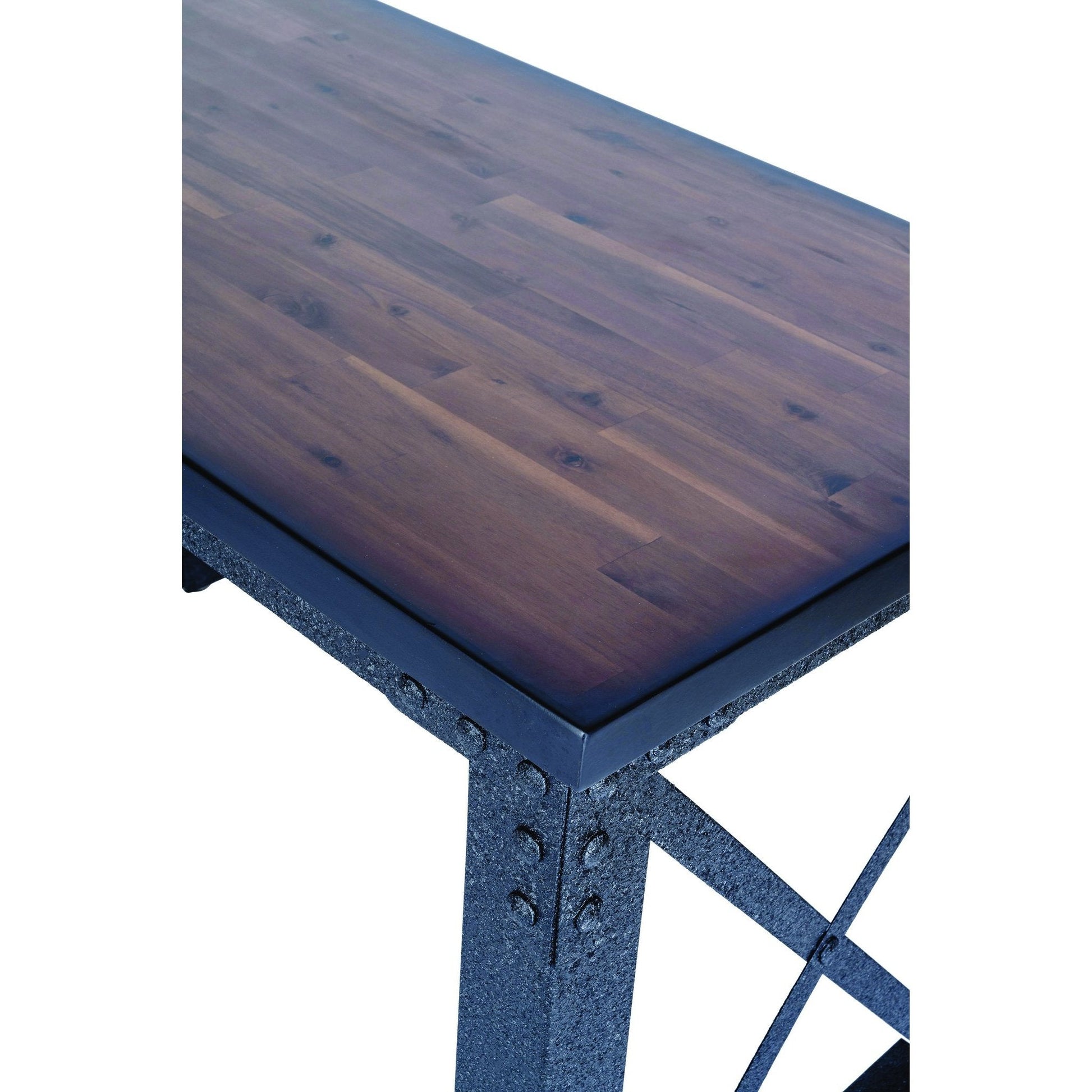 Duramax Work Desk Duramax Weston 72" Industrial Metal & Wood Desk with Shelves