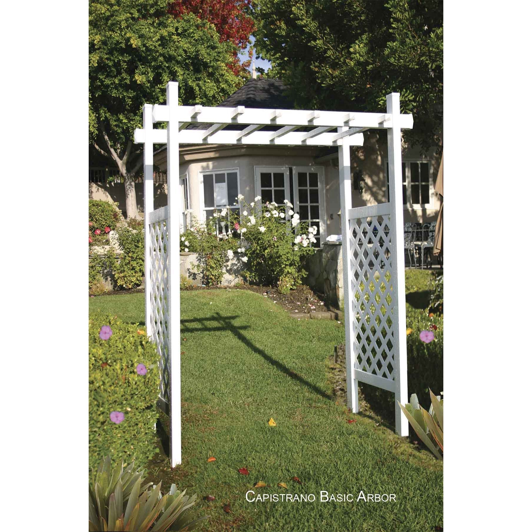 Durasheds Arbors Repacked Capistrano Grand Arbor 65" W x 42" D