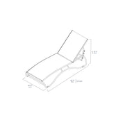 Durasheds Corsica Lounger White