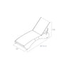 Durasheds Corsica Lounger White