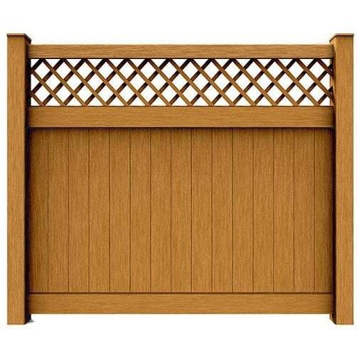 Durasheds DuraGrain Privacy w/ Lattice Fence