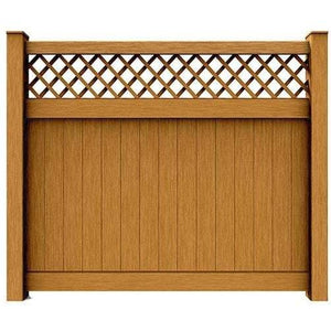 Durasheds DuraGrain Privacy w/ Lattice Fence Cedar