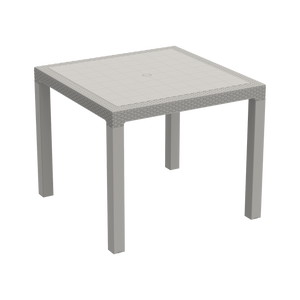 Durasheds Duramax Rattan 4- Seater Table Gray
