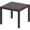Durasheds Duramax Rattan Square Table with 4 Duramax Chairs for the Backyard, Garden and Patio (2 Colors)