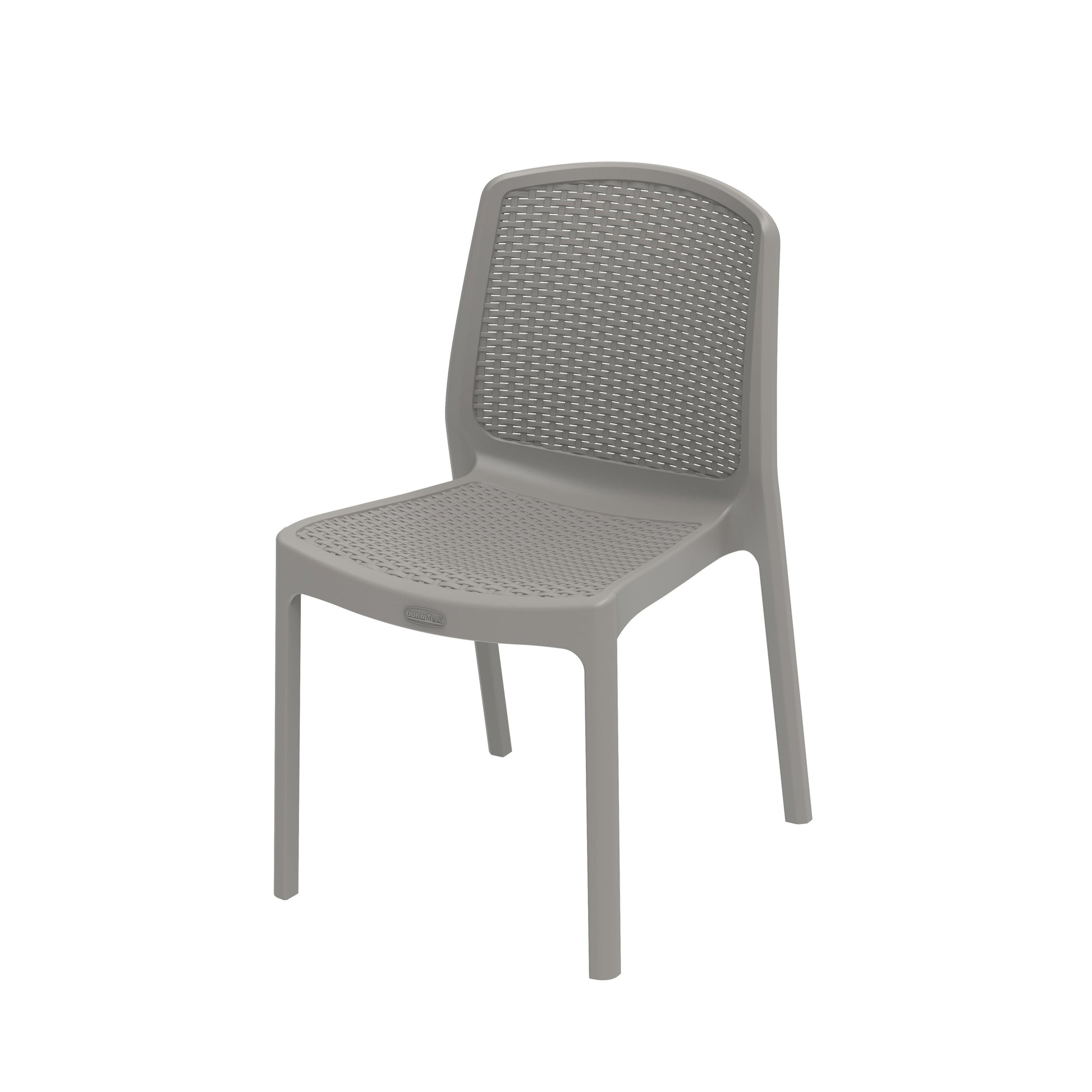 Durasheds Duramax Rattan Square Table with 4 Duramax Chairs for the Backyard, Garden and Patio (2 Colors)