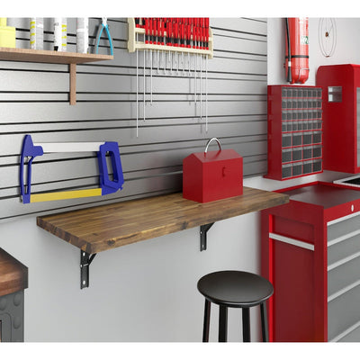 DuraMax Spence 48" Wall Mounted Folding Workbench / Table/ Desk 20” x 48”