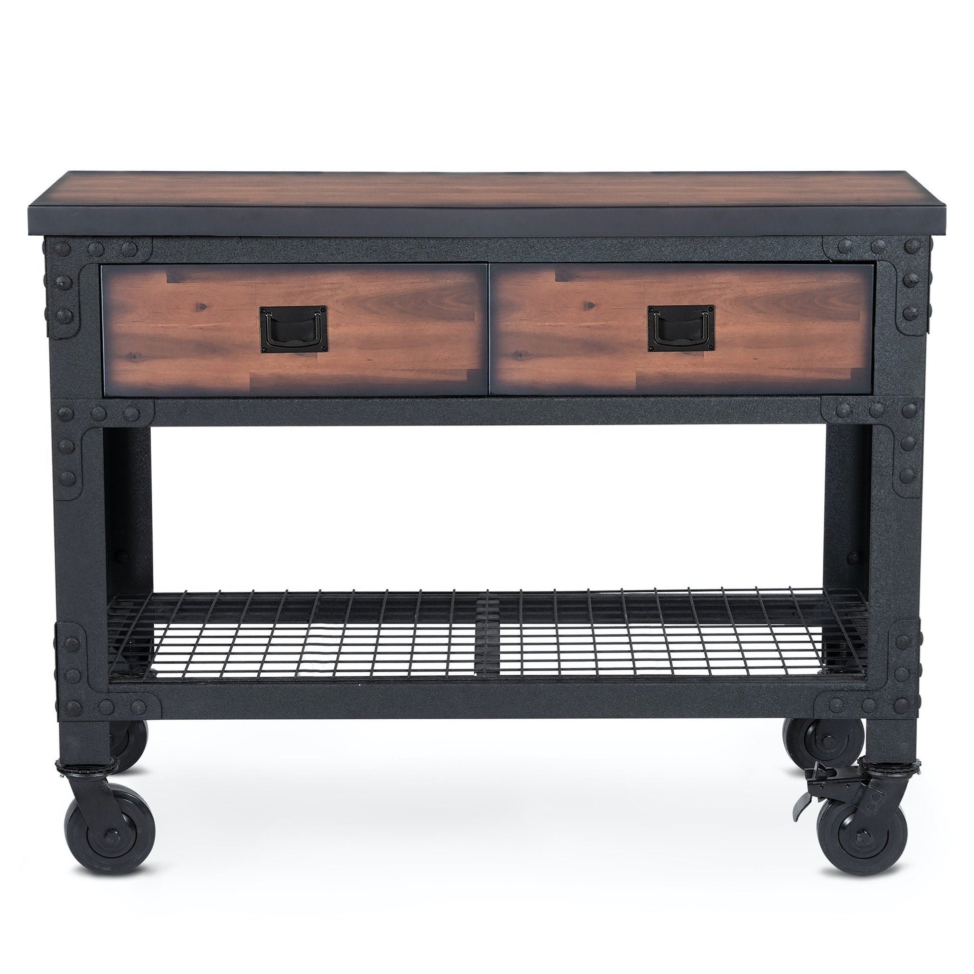 Durasheds furniture Duramax 2-Drawer Rolling Workbench 48 Inch x 24 Inch for Home, Garage and Workshop
