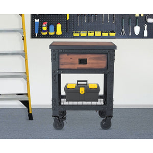 Durasheds furniture Duramax Single Drawer Rolling Workbench 27.6 Inch x 20 Inch for Home, Garage and Workshop