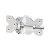 Durasheds HINGE STE SELF CLOSING ADJUSTABLE WHITE SS