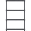 Durasheds Shelving Racks Duramax Plastic Heavy Duty Multipurpose Freestanding 4 Tier Shelving Rack