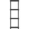 Durasheds Shelving Racks Duramax Plastic Heavy Duty Multipurpose Freestanding 4 Tier Shelving Rack