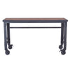 Durasheds Slightly Used Garage Storage Slightly Used Duramax Rolling Industrial Desk with Wooden Top 62 inches x 24 inches
