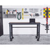 Durasheds Slightly Used Garage Storage Slightly Used Duramax Rolling Industrial Desk with Wooden Top 62 inches x 24 inches